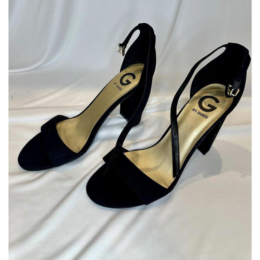 GBG Los Angeles G by Guess Heels shoes stilletos Women 7 Black Open toe